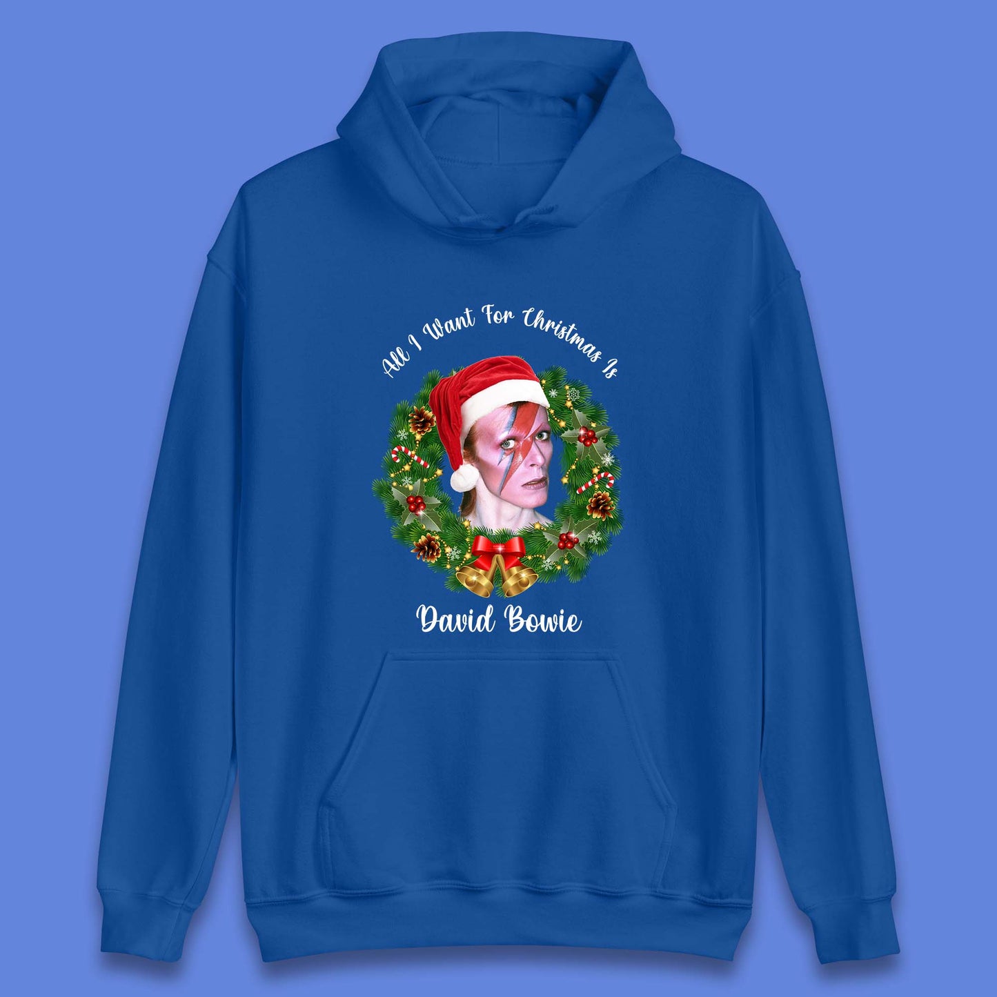 David Bowie Christmas Unisex Hoodie