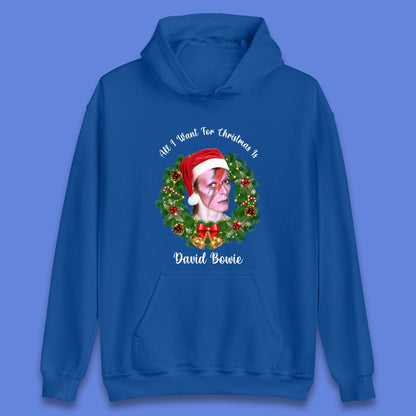David Bowie Christmas Unisex Hoodie