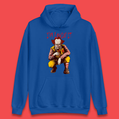 I'm Loven It Pennywise Clown Halloween IT Pennywise Clown Horror Movie Fictional Character Unisex Hoodie