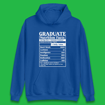 Graduate Nutrition Facts Unisex Hoodie