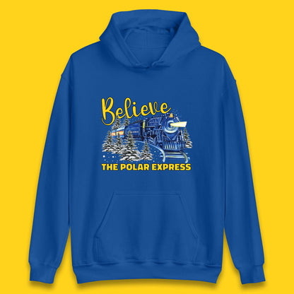 Believe The Polar Express Christmas Train Unisex Hoodie