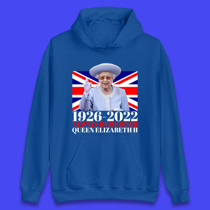 1926-2022 Queen Elizabeth II Unisex Hoodie
