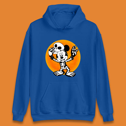 Disney Halloween Mickey Mouse Skelton Costume Disney World Horror Scary Disneyland Trip Unisex Hoodie
