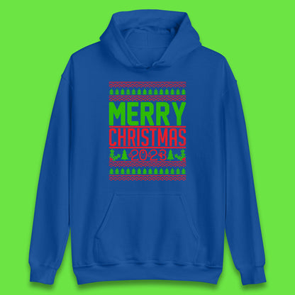 Merry Christmas 2023 Winter Holiday Festive Celebration Xmas Gift Unisex Hoodie