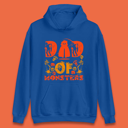 Dad Of Monsters Halloween Spooky Dad Dadster Halloween Costume Unisex Hoodie