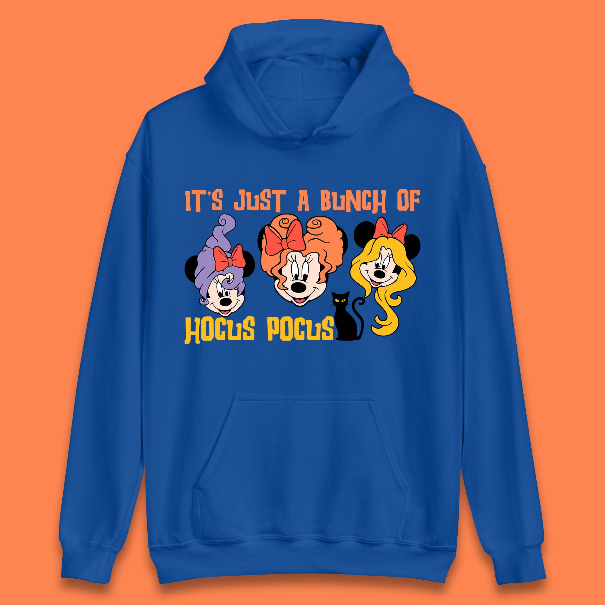 It's Just A Bunch Of Hocus Pocus Halloween Witches Minnie Mouse & Friends Disney Trip Unisex Hoodie