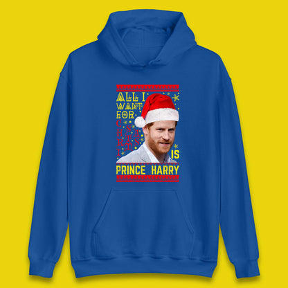 Prince Harry Christmas Unisex Hoodie