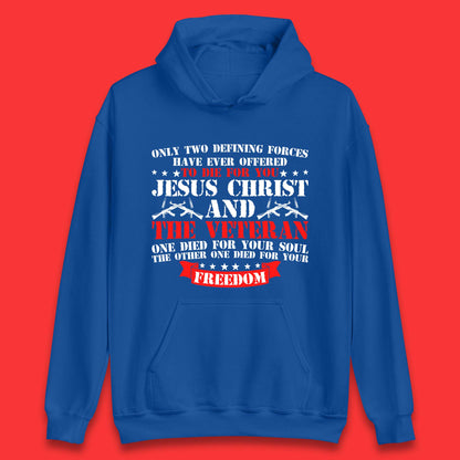 Jesus Christ And The Veteran Unisex Hoodie