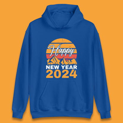 Happy New Year 2024 Camping Camping Unisex Hoodie