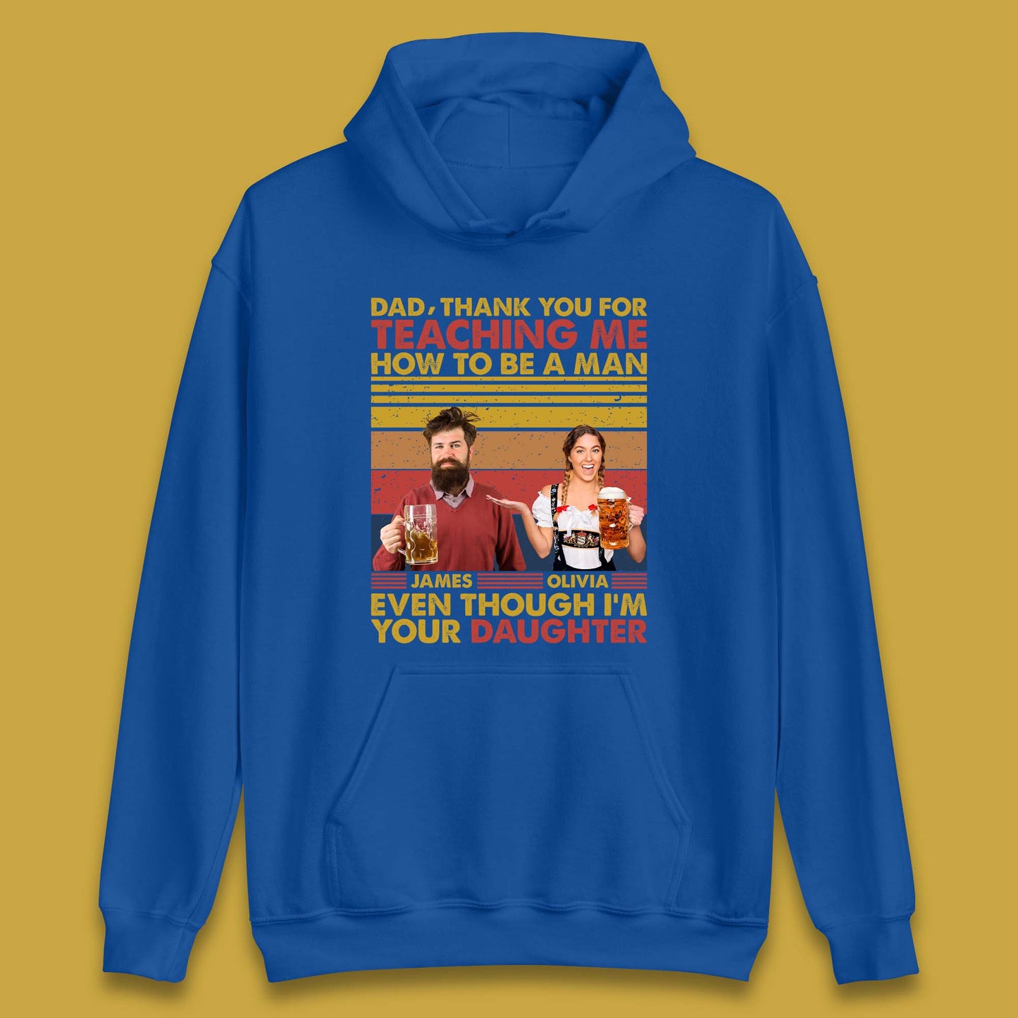 Personalised Thank You For Teaching Me Unisex Hoodie