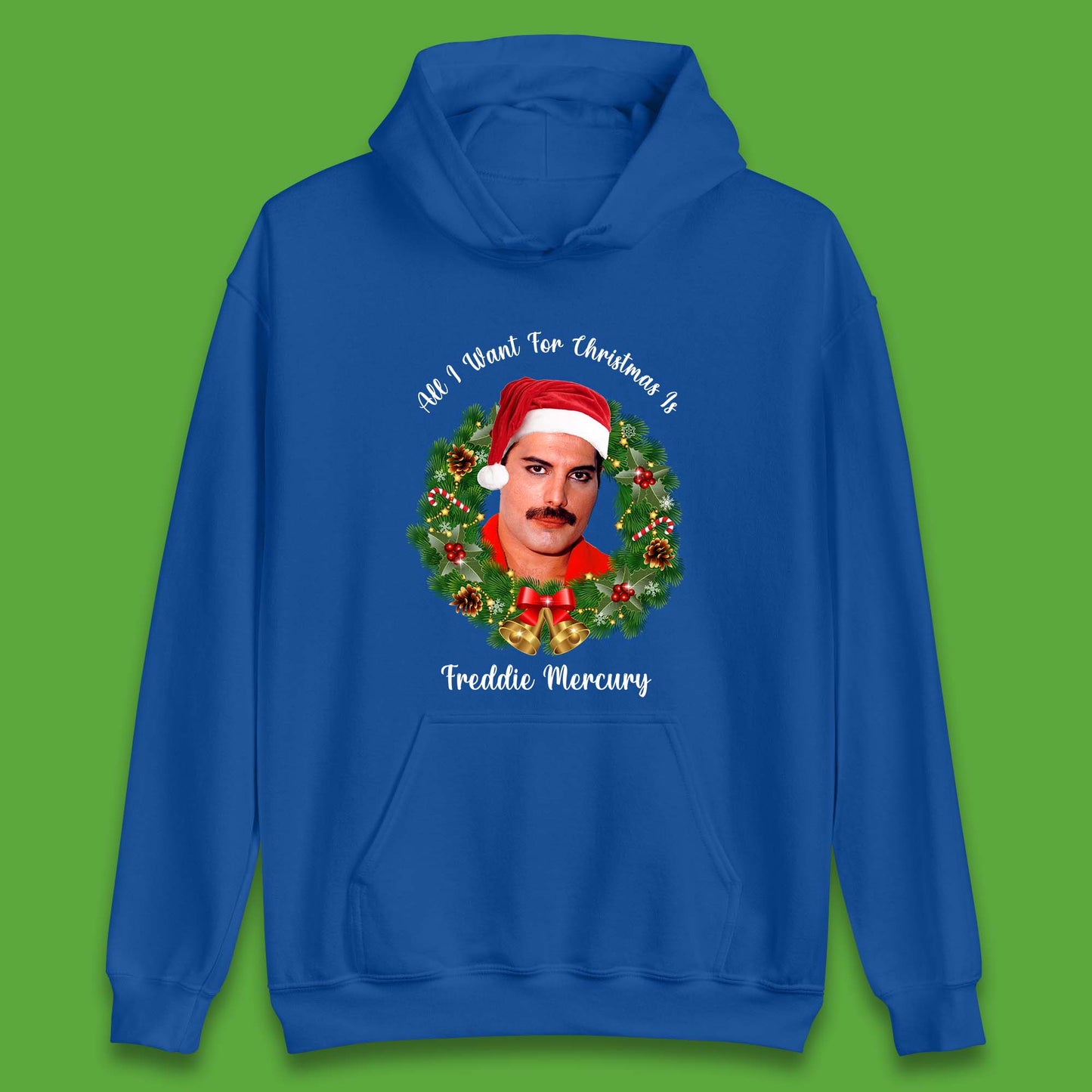 Freddie Mercury Christmas Unisex Hoodie