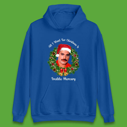 Freddie Mercury Christmas Unisex Hoodie