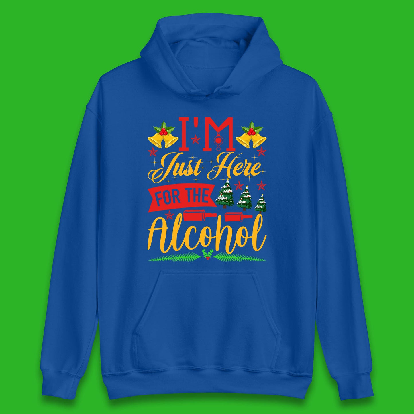 christmas drinking party hoodie