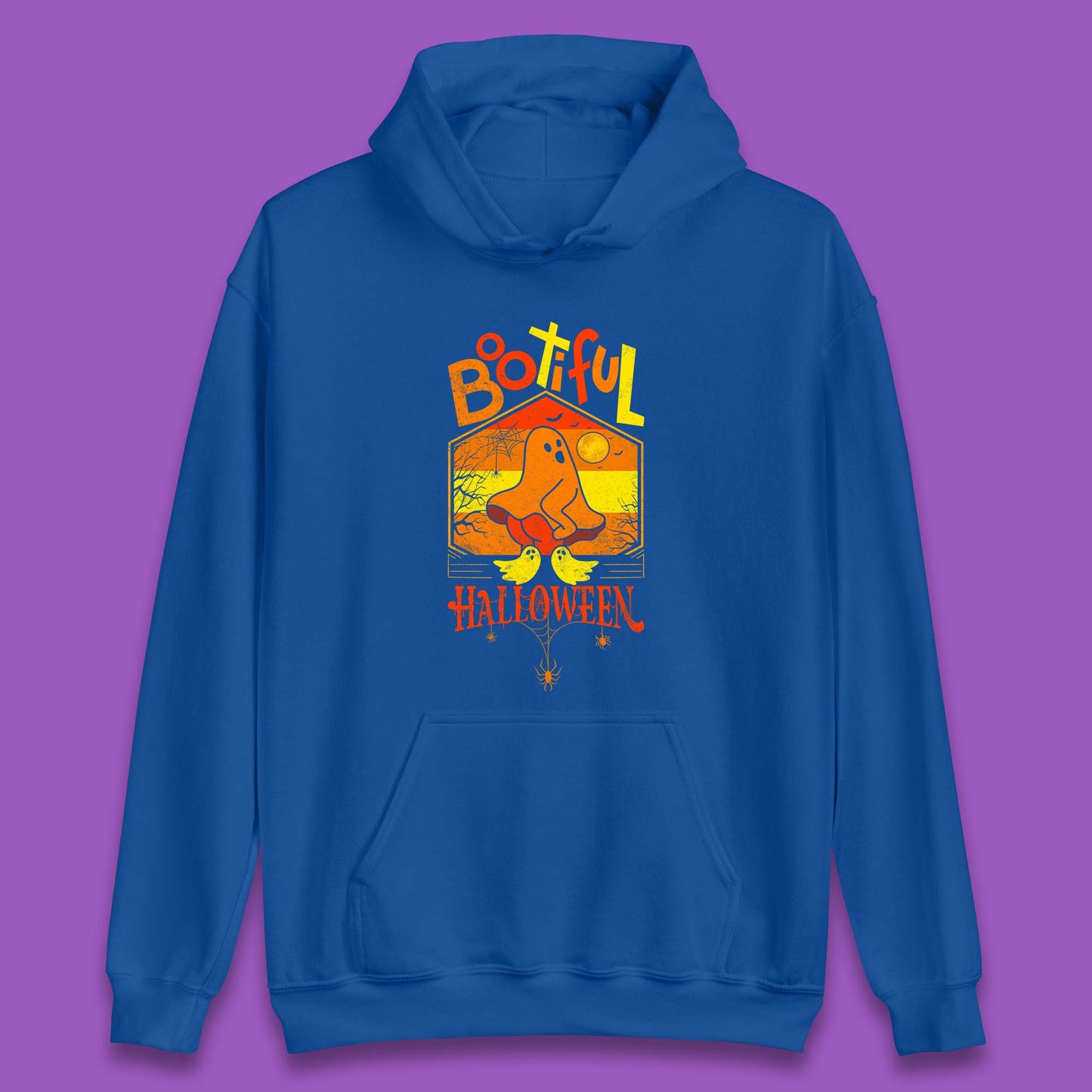 Bootiful Halloween Funny Ghost Big Butt Thick Halloween Ghost Booty Funny Humor Offensive Unisex Hoodie