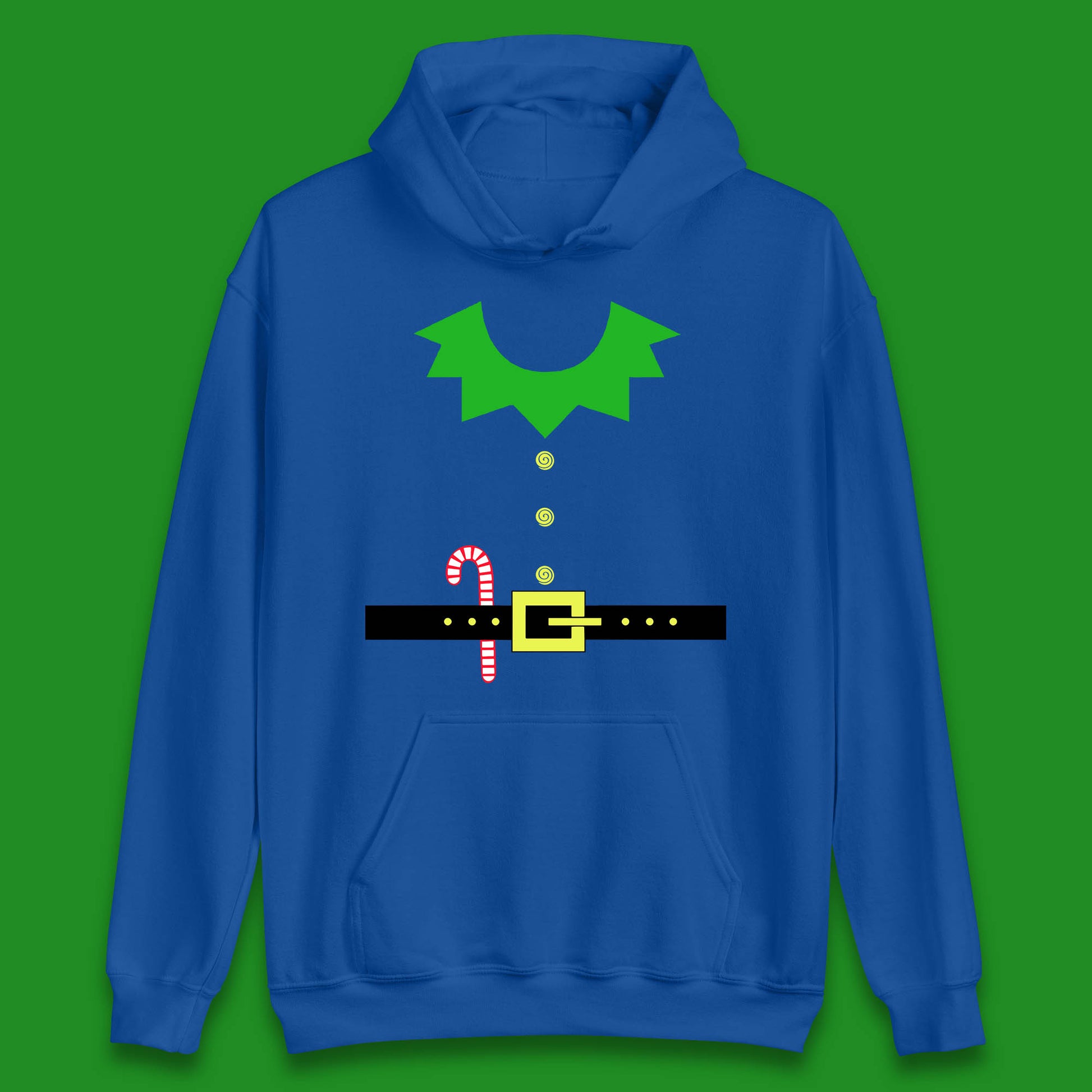 christmas elf costume christmas candy hoodie
