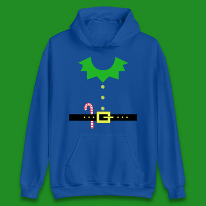 christmas elf costume christmas candy hoodie