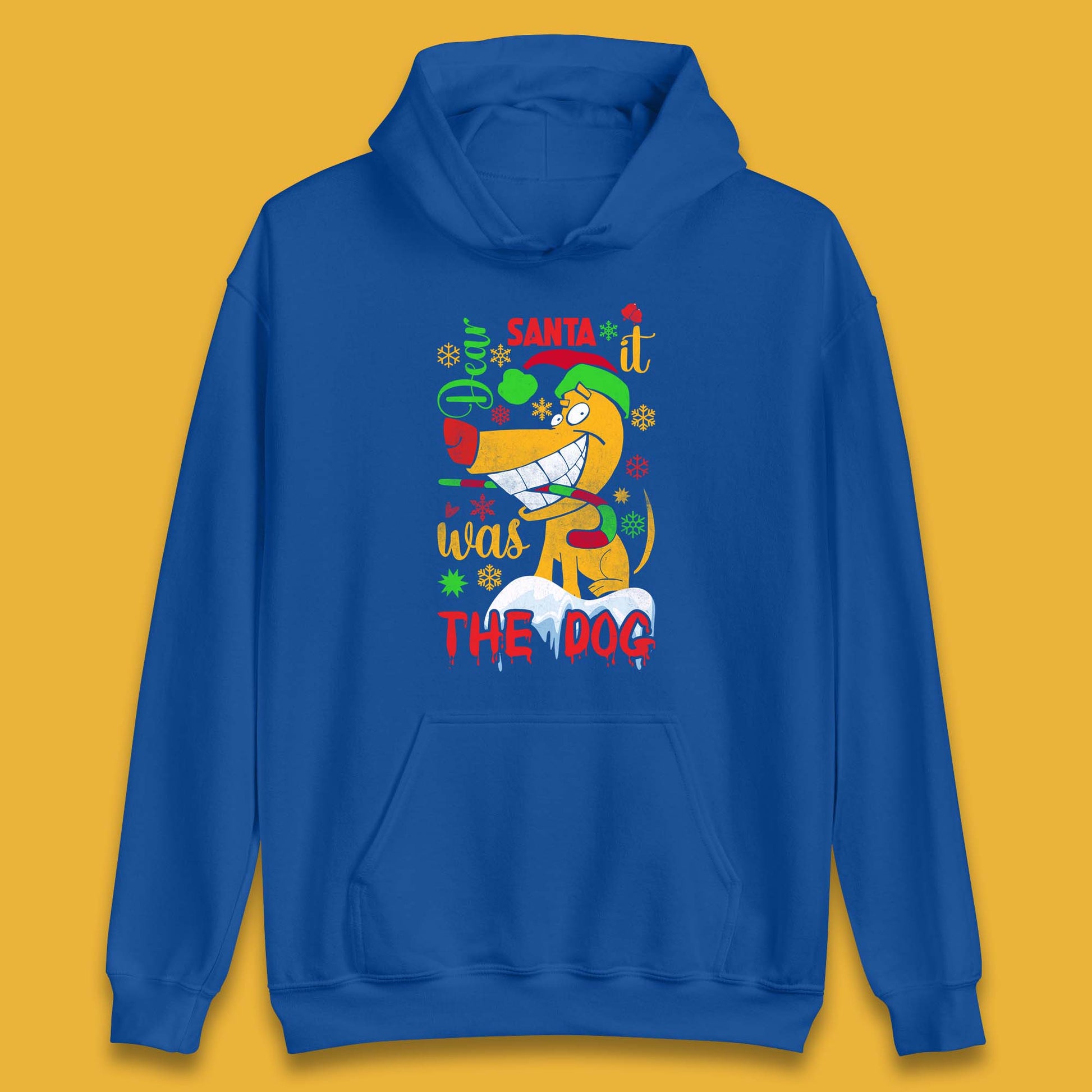 christmas dog hoodie
