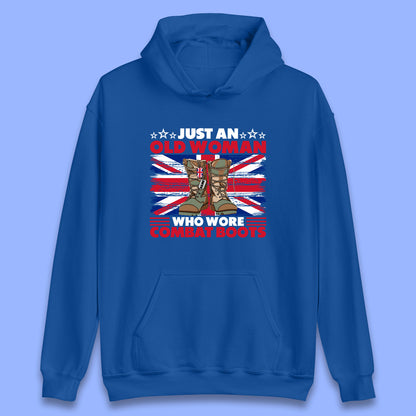 Personalised Just An Old Woman Unisex Hoodie