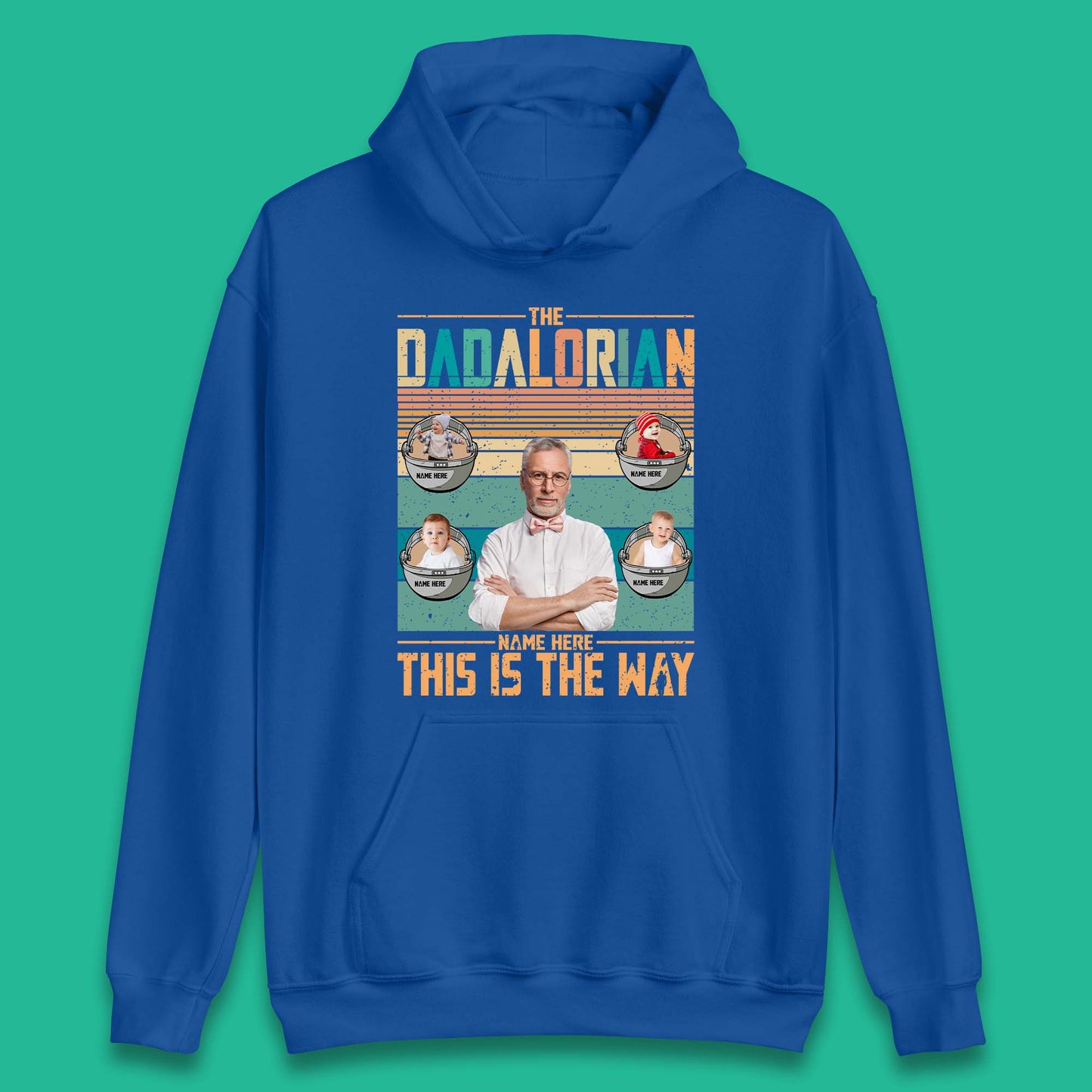 Personalised The Dadalorian Unisex Hoodie