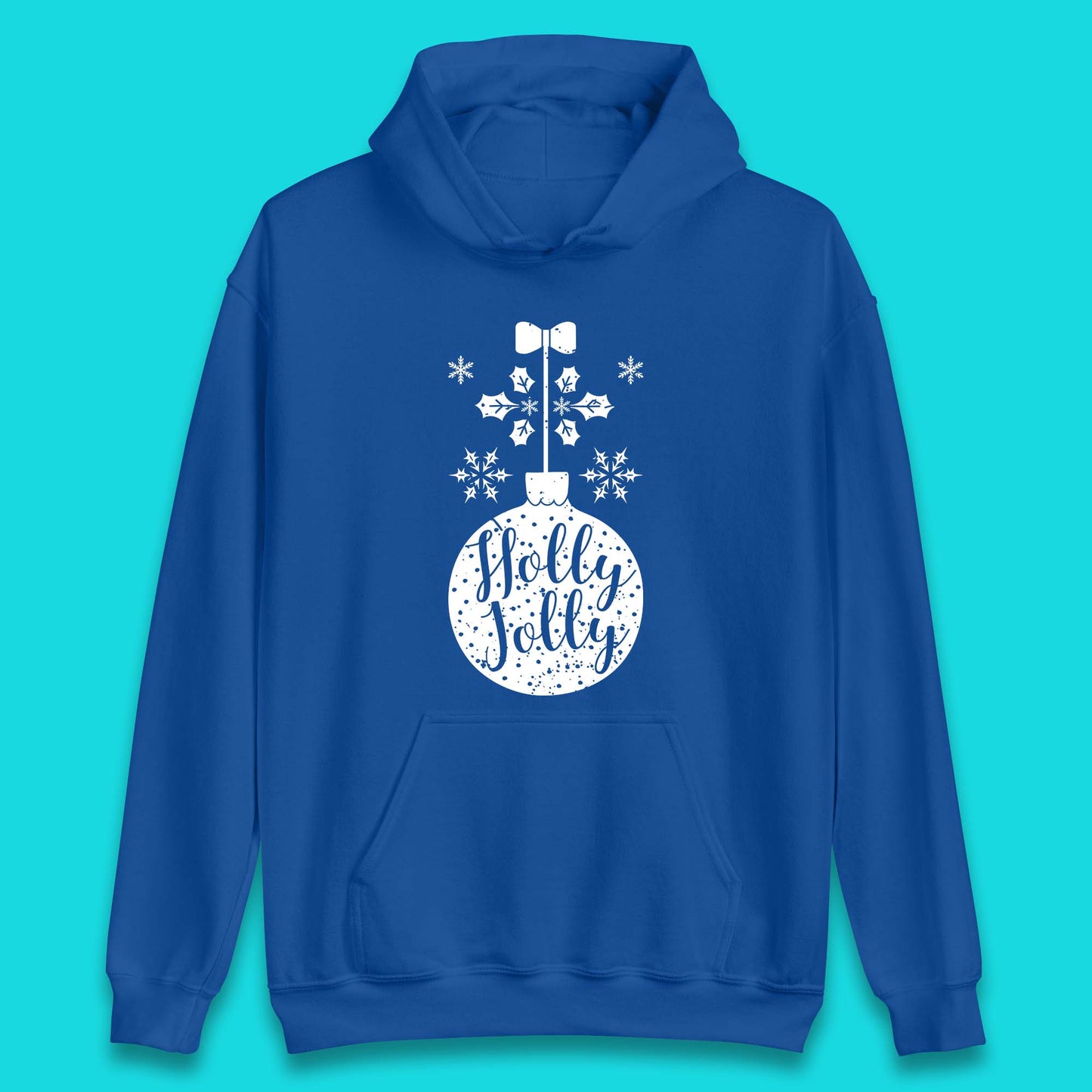 holly jolly christmas hoodie
