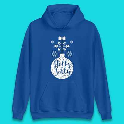 holly jolly christmas hoodie