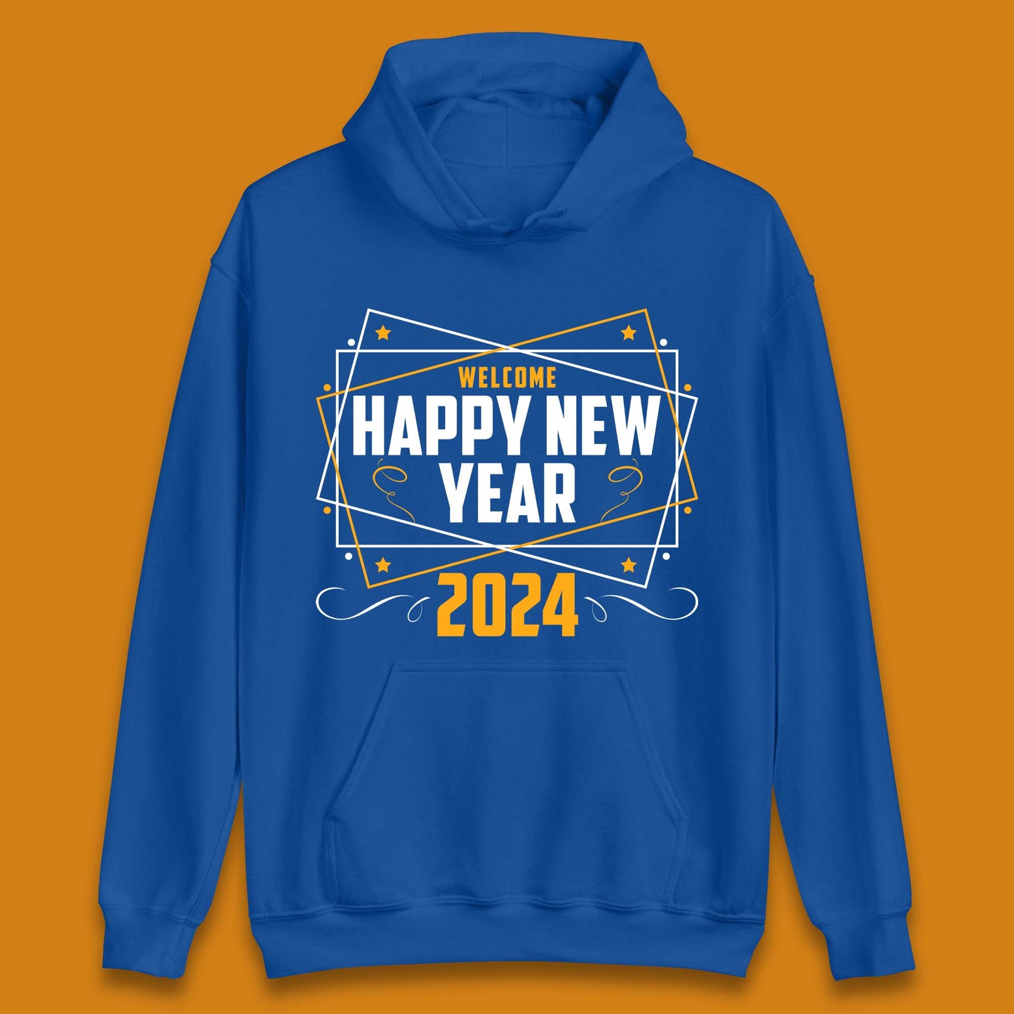 Welcome Happy New Year 2024 Unisex Hoodie