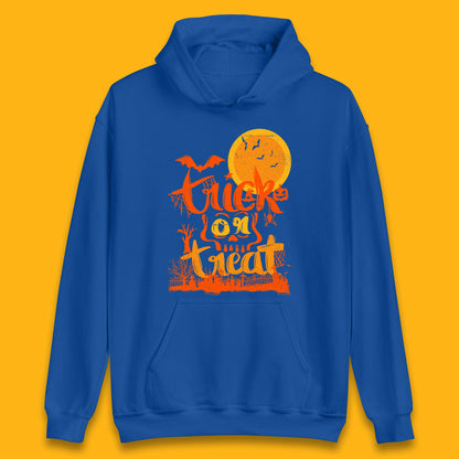 Trick Or Treat Happy Halloween Horror Scary Spooky Season Halloween Vibes Unisex Hoodie