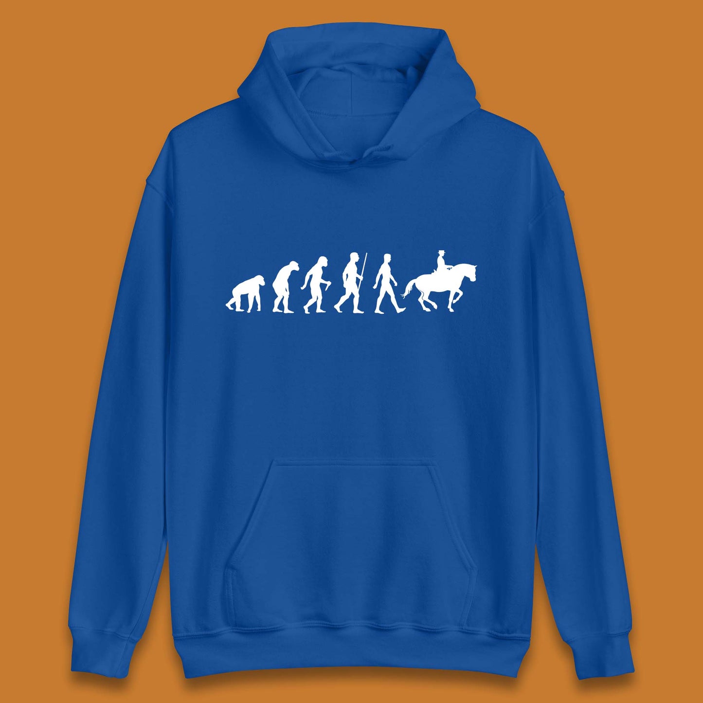 Horse Riding Evolution Equestrian Horse Racing Jockey Unisex Hoodie