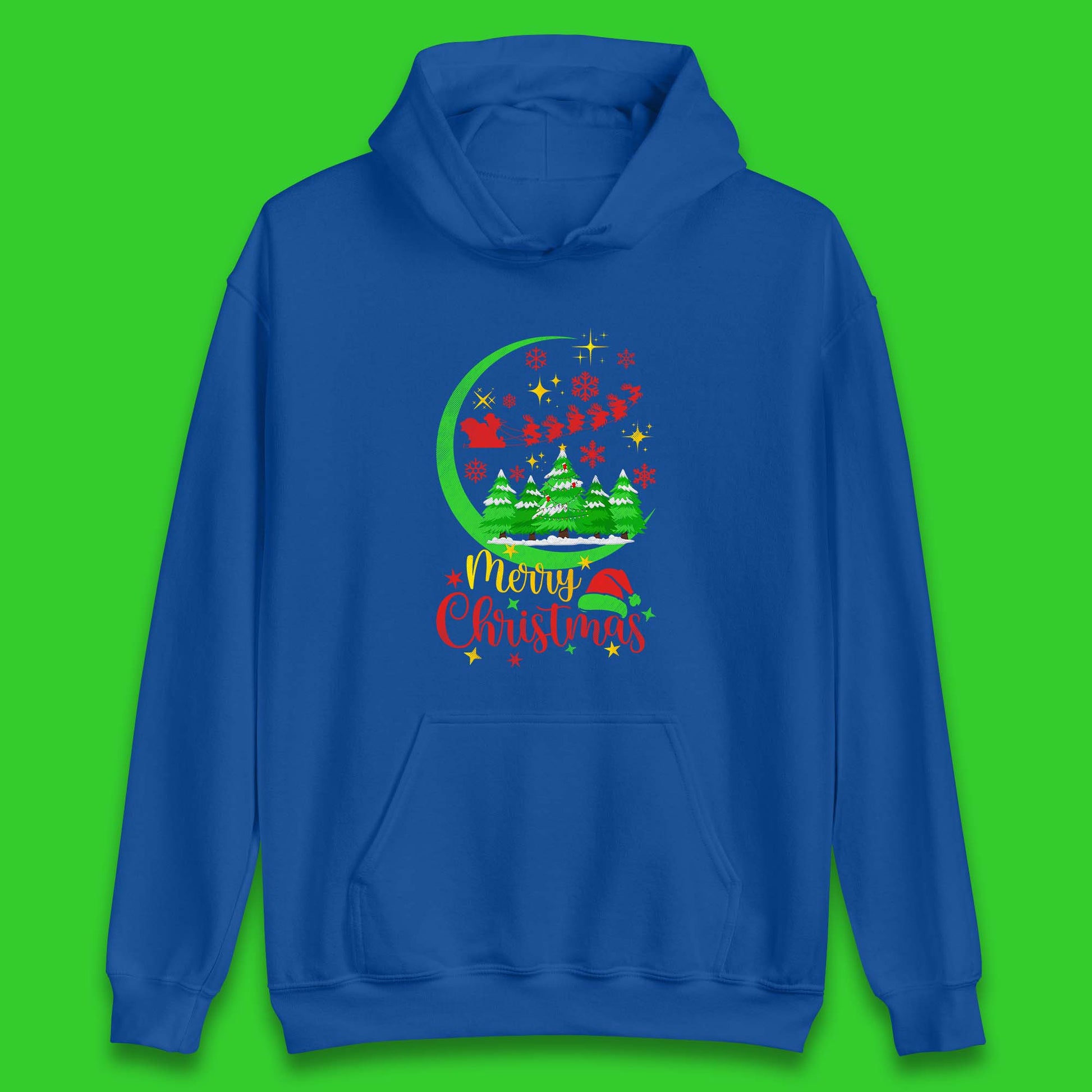 merry christmas trees hoodie