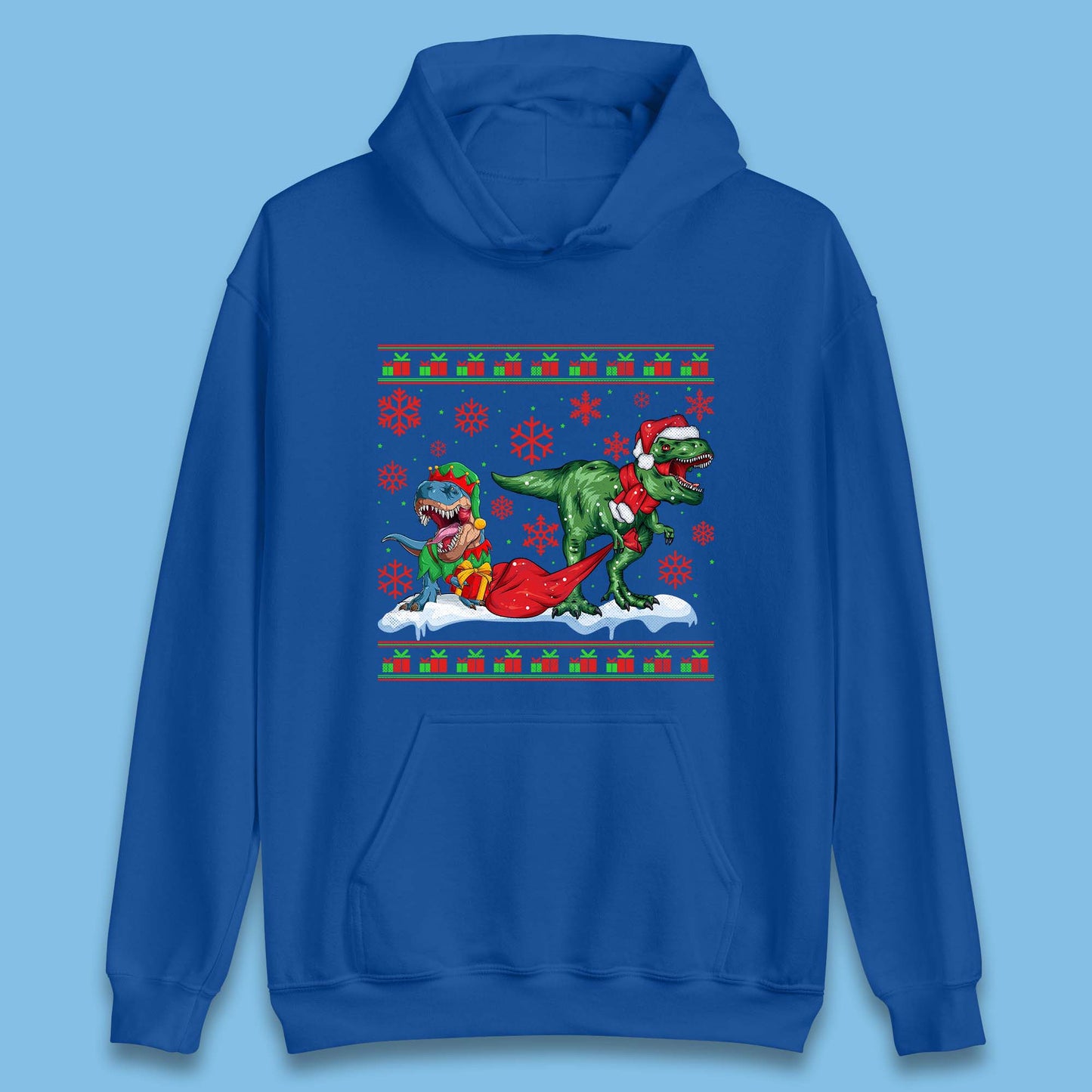 santa & elf costume hoodie