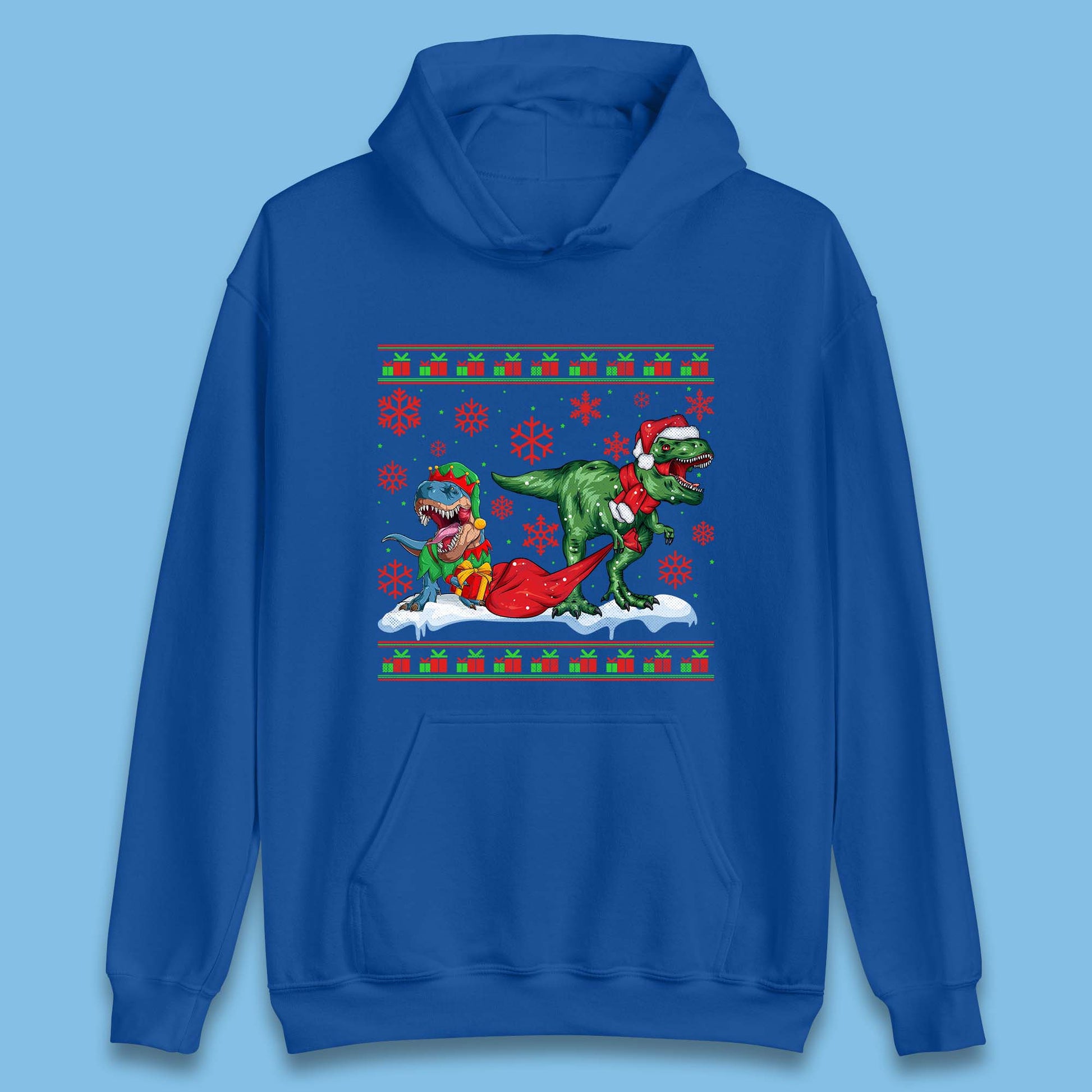 santa & elf costume hoodie