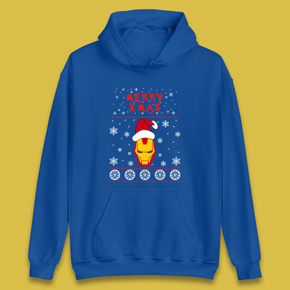 Merry Xmas Ironman Unisex Hoodie