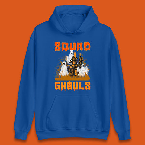 Squad Ghouls Halloween Boo Ghost Horror Scary Haunted House Unisex Hoodie