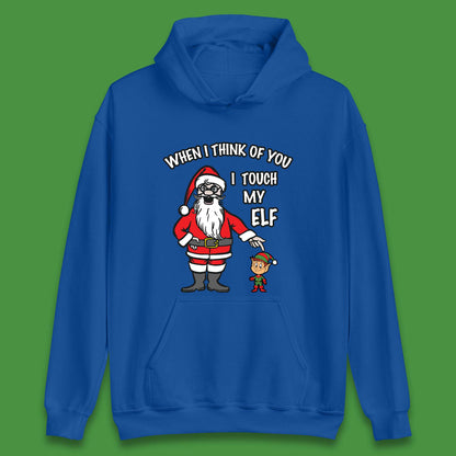 Cheeky Rude Funny Christmas Unisex Hoodie