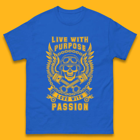Live With Purpose Live With Passion Mens T-Shirt