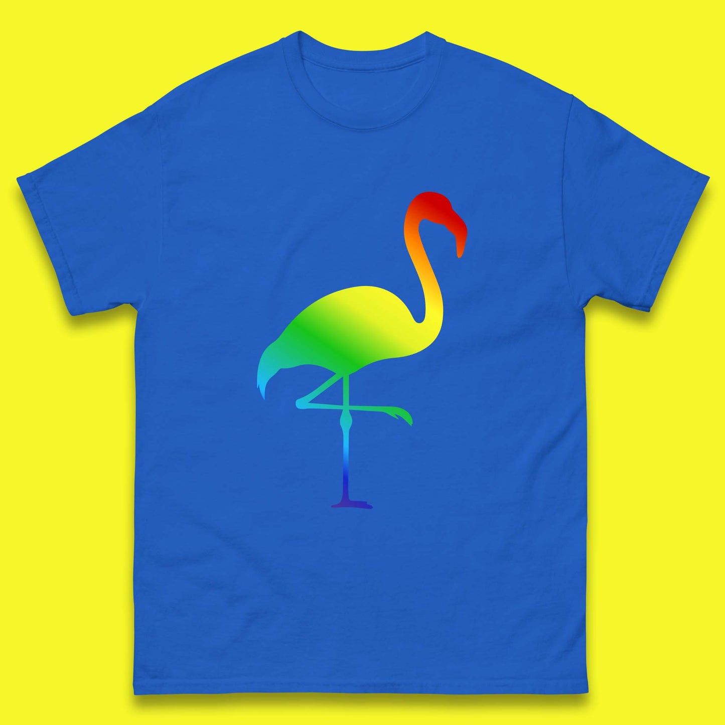 Rainbow Flamingo LGBTQ Gay Rights Pride Parade LGBT Flamingo Lovers Mens Tee Top