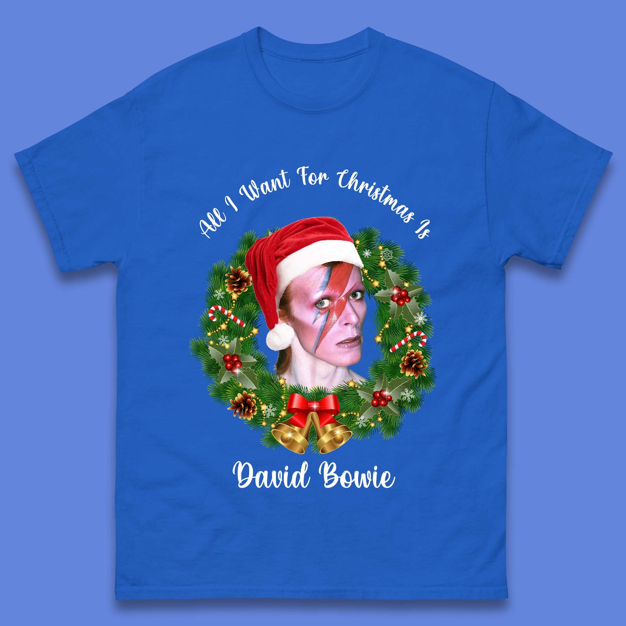 David Bowie Christmas Mens T-Shirt