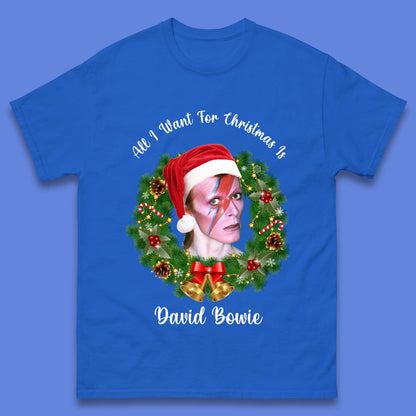David Bowie Christmas Mens T-Shirt