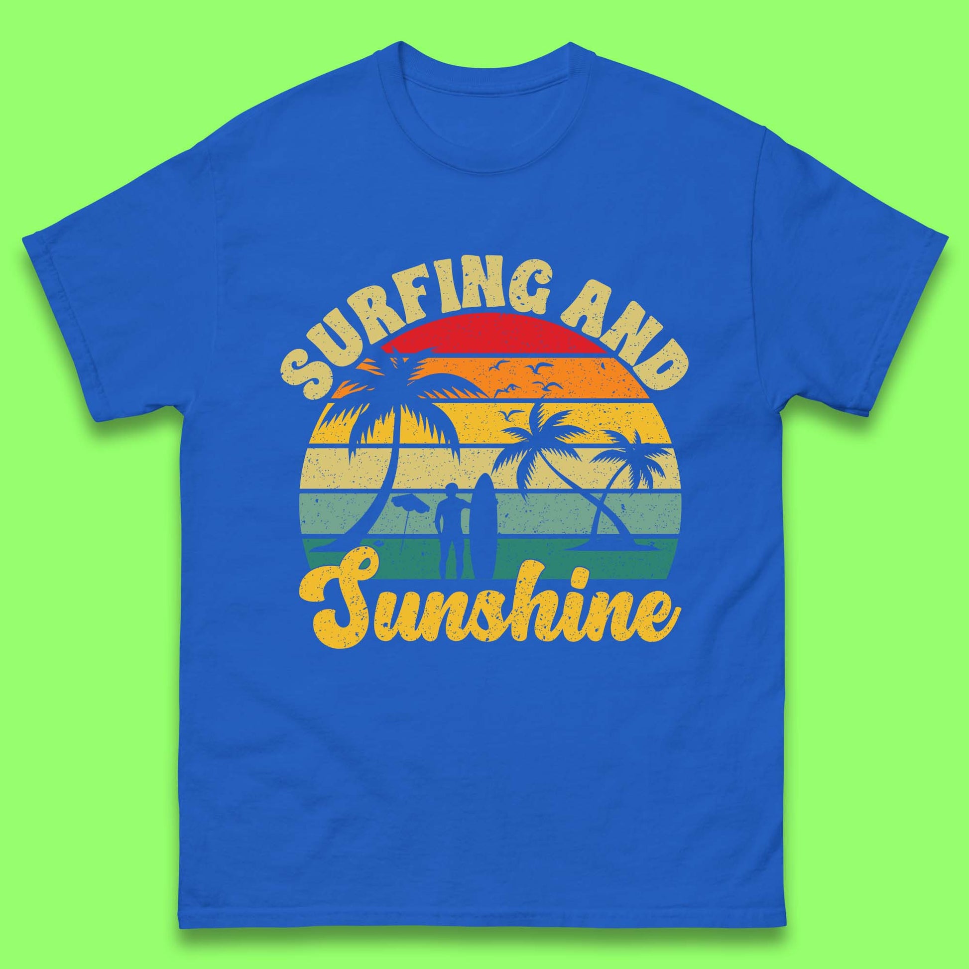 Surfing T Shirts Mens