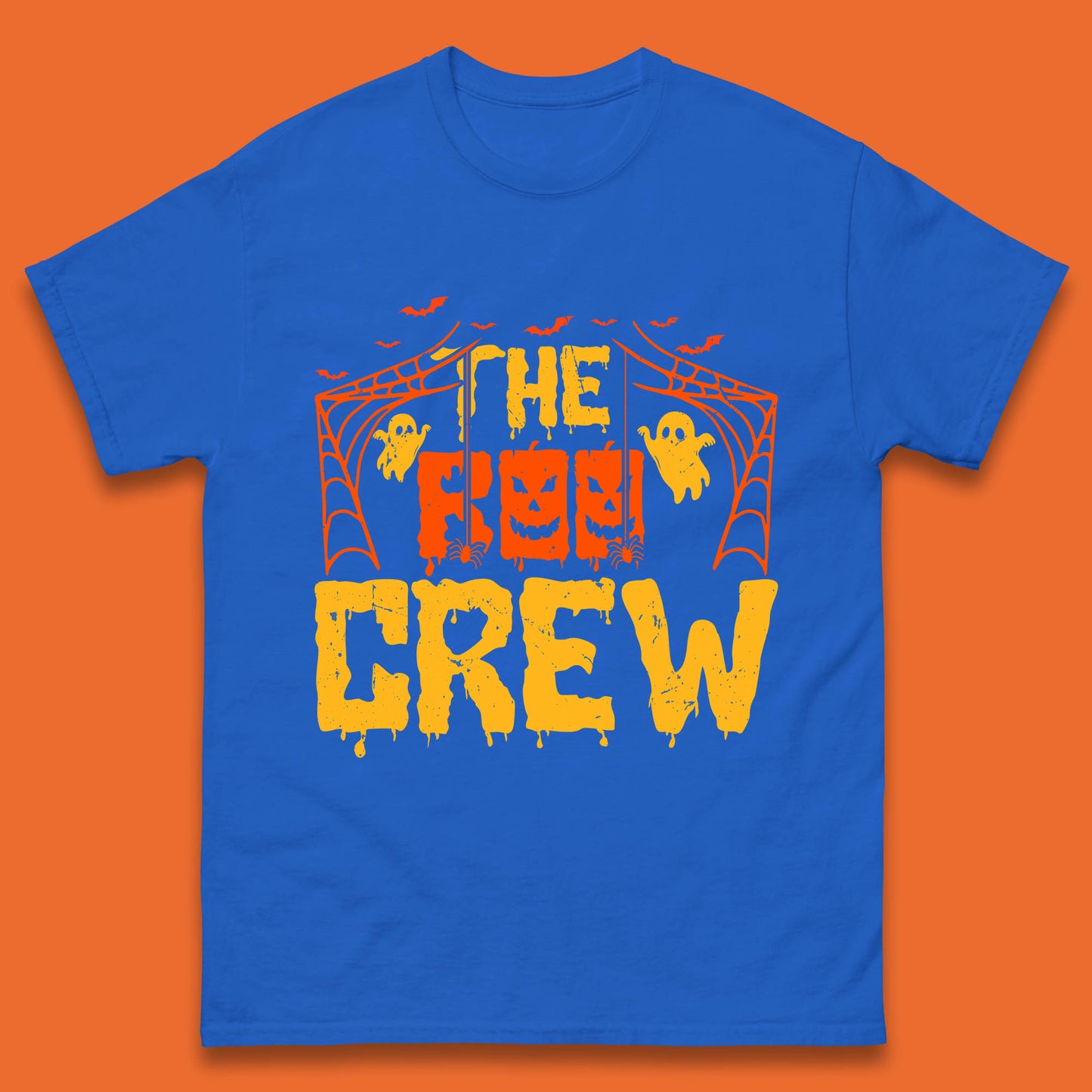 The Boo Crew Halloween Horror Spooky Boo Squad Matching Halloween Costume Mens Tee Top