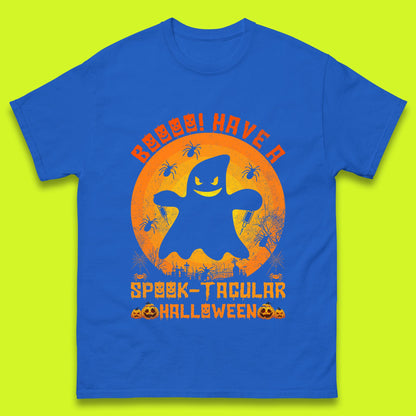 Boo Have A Spook Tacular Halloween Boo Ghost Horror Scary Spooky Season Mens Tee Top