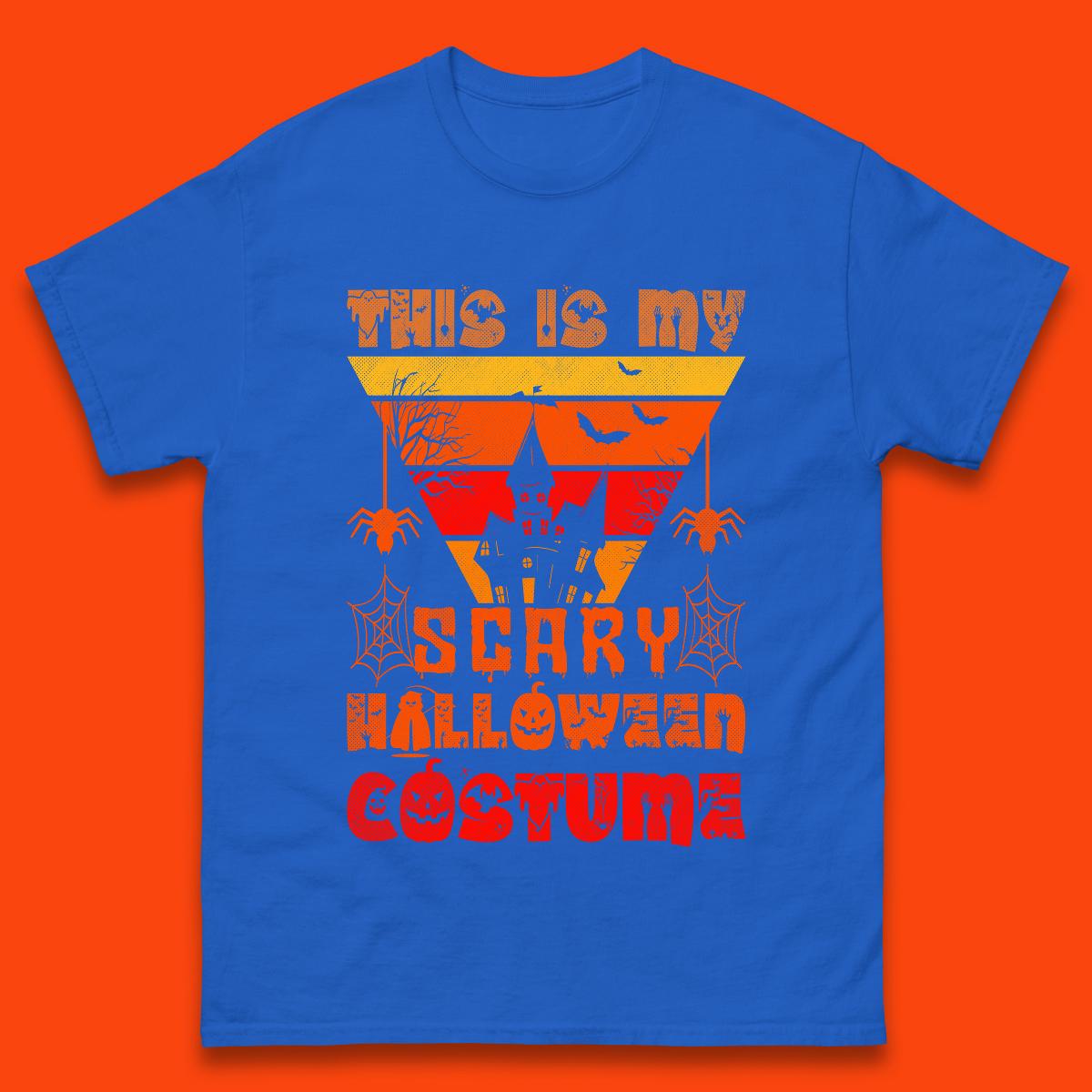 This Is My Scary Halloween Costume Spooky Haunted House Creepy Halloween Mens Tee Top