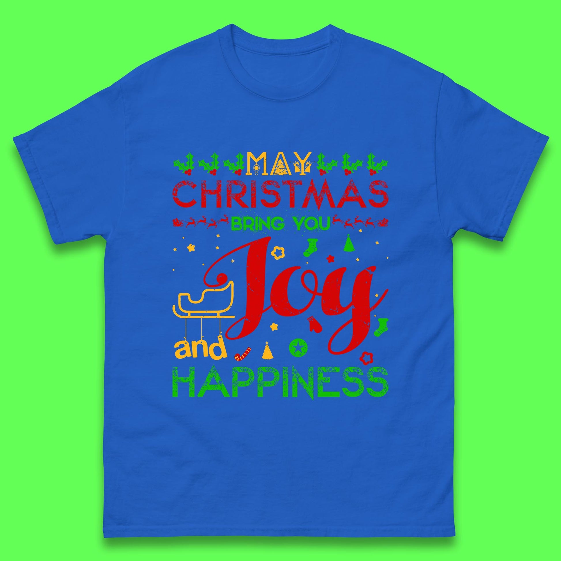may christmas bring you joy and happiness tee