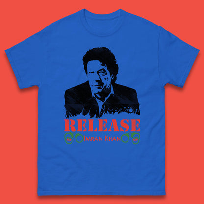 Release Imran Khan Prisoner No 804 Behind You Skipper Stand With Imran Khan Pakistan Pride Of Nation Mens Tee Top