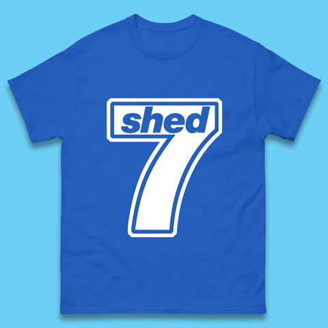 Shed Seven Rock Band Shed 7 Going For Gold Album Promo Alternative Indie Rock Britpop Band Mens Tee Top