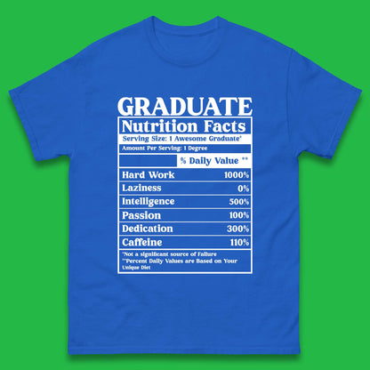 Graduate Nutrition Facts Mens T-Shirt
