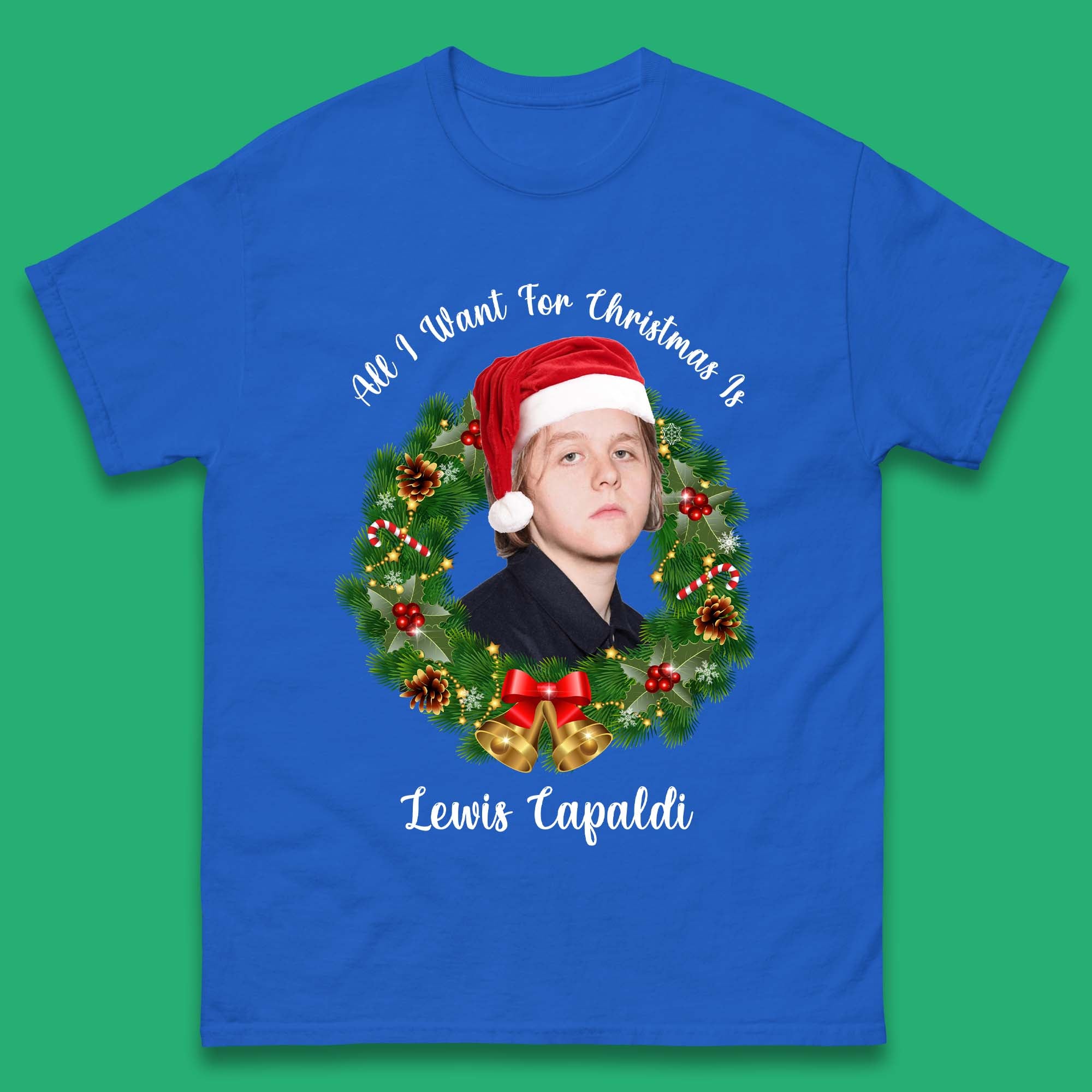 Lewis Capaldi Christmas Mens T-Shirt