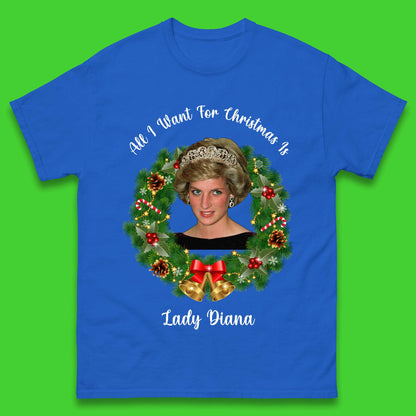 Lady Diana Christmas Mens T-Shirt