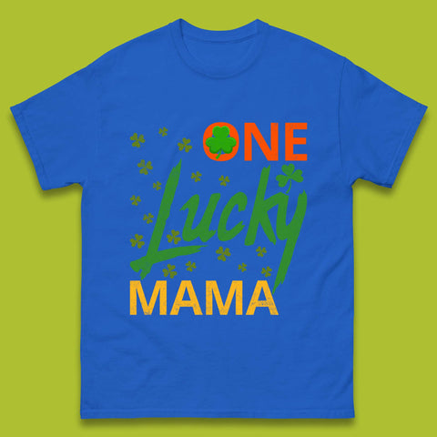 One Lucky Mama Patrick's Day Mens T-Shirt