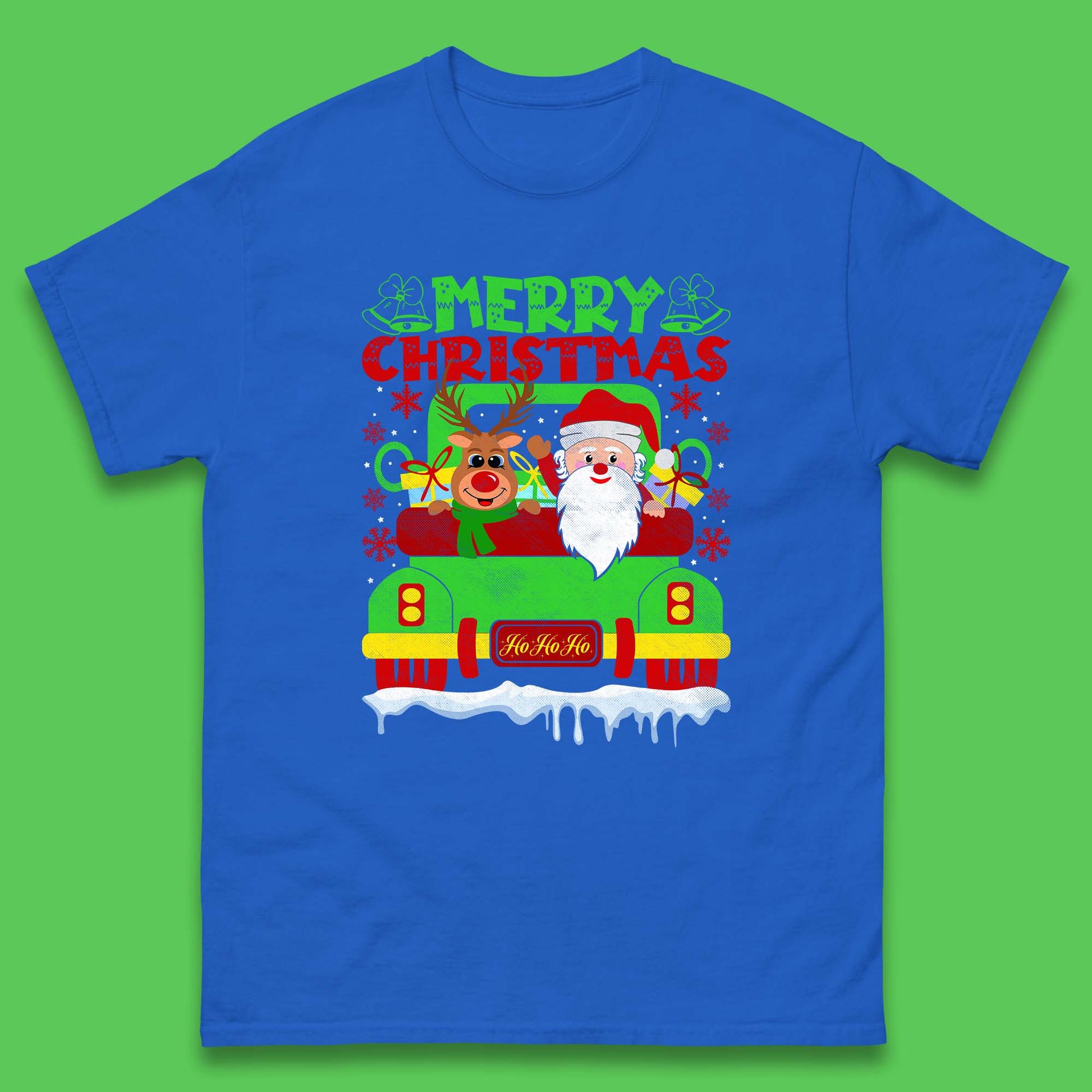 merry christmas truck t shirt